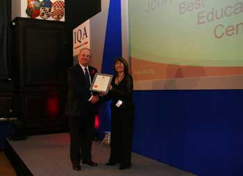 CQI Award Certificate received by Edda Saunders